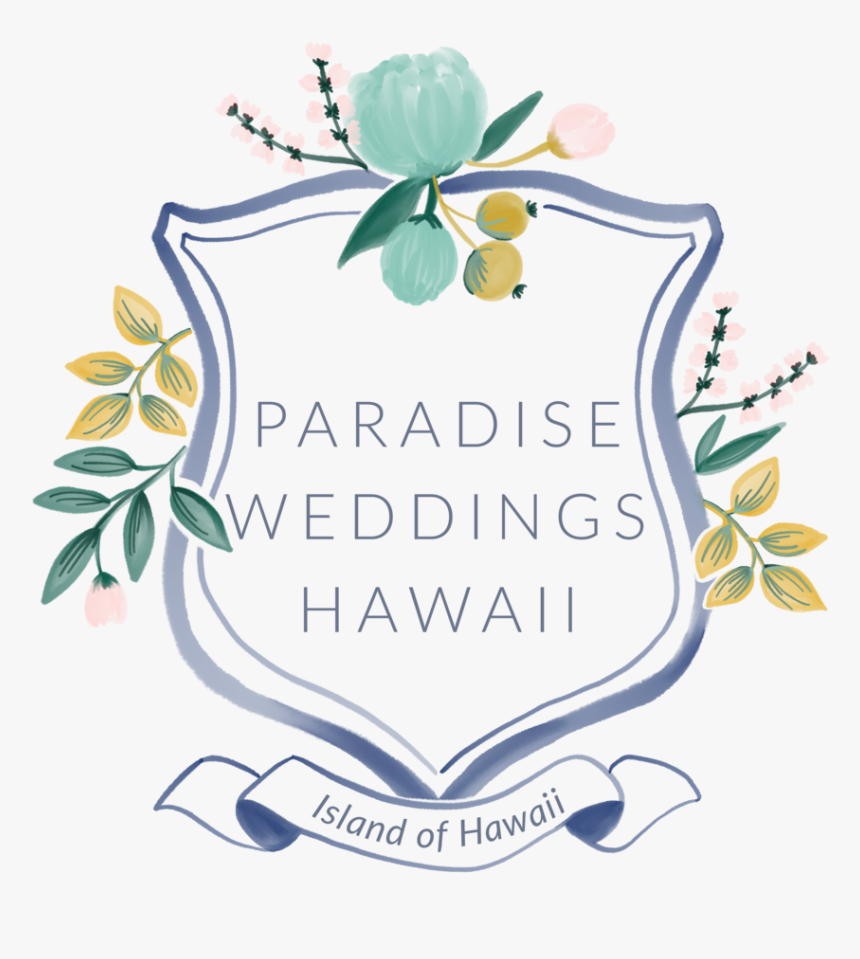 Paradise Weddings Hawaii - Watercolor Crest Clipart, HD Png Download, Free Download