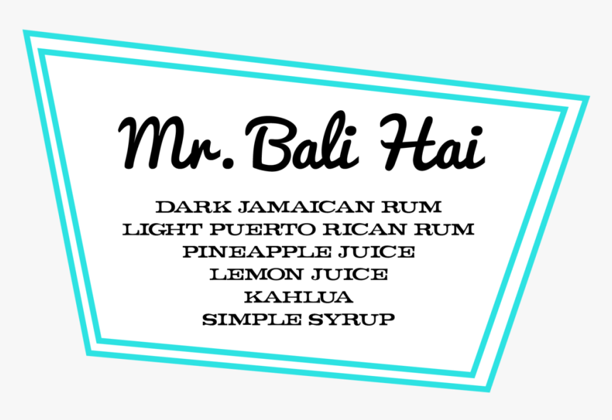 Mr Bali Hai Tiki Drink - Circle, HD Png Download, Free Download