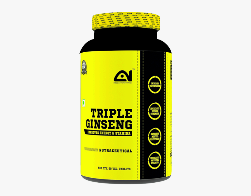 Triple-ginseng - Absolute Nutrition, HD Png Download, Free Download