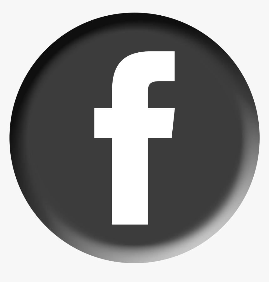 Facebook Icon Round Grey, HD Png Download, Free Download