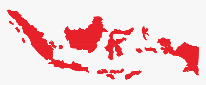 Indonesia Vector Pulau - Indonesia Map Png, Transparent Png - kindpng