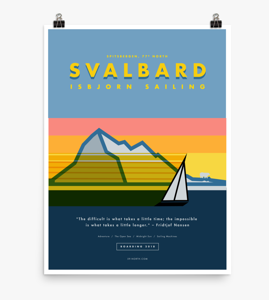 Svalbard Poster Mockup Transparent Transparent - Svalbard Poster, HD Png Download, Free Download