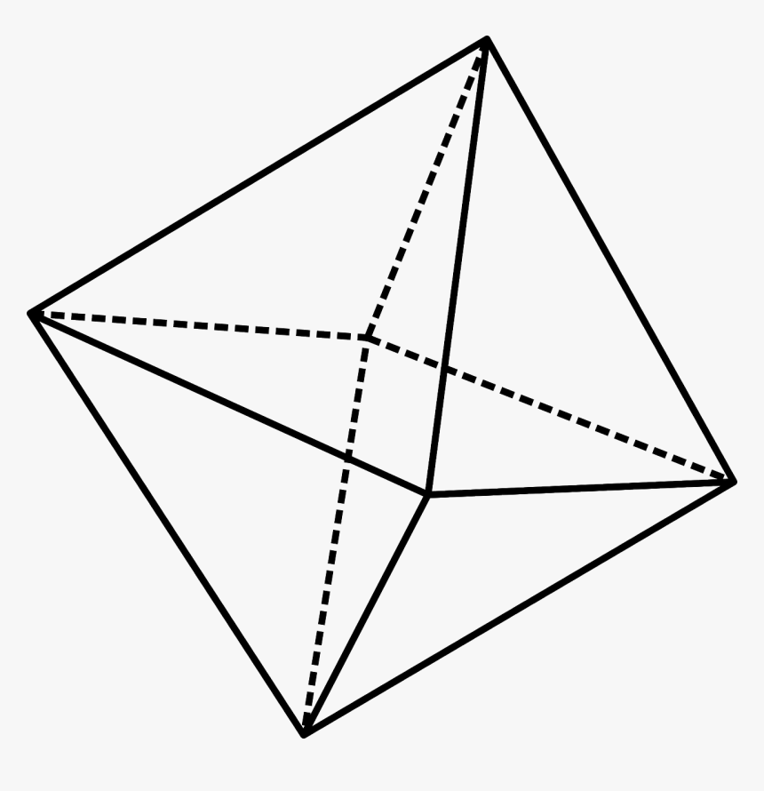 Octahedron Diagram, HD Png Download, Free Download