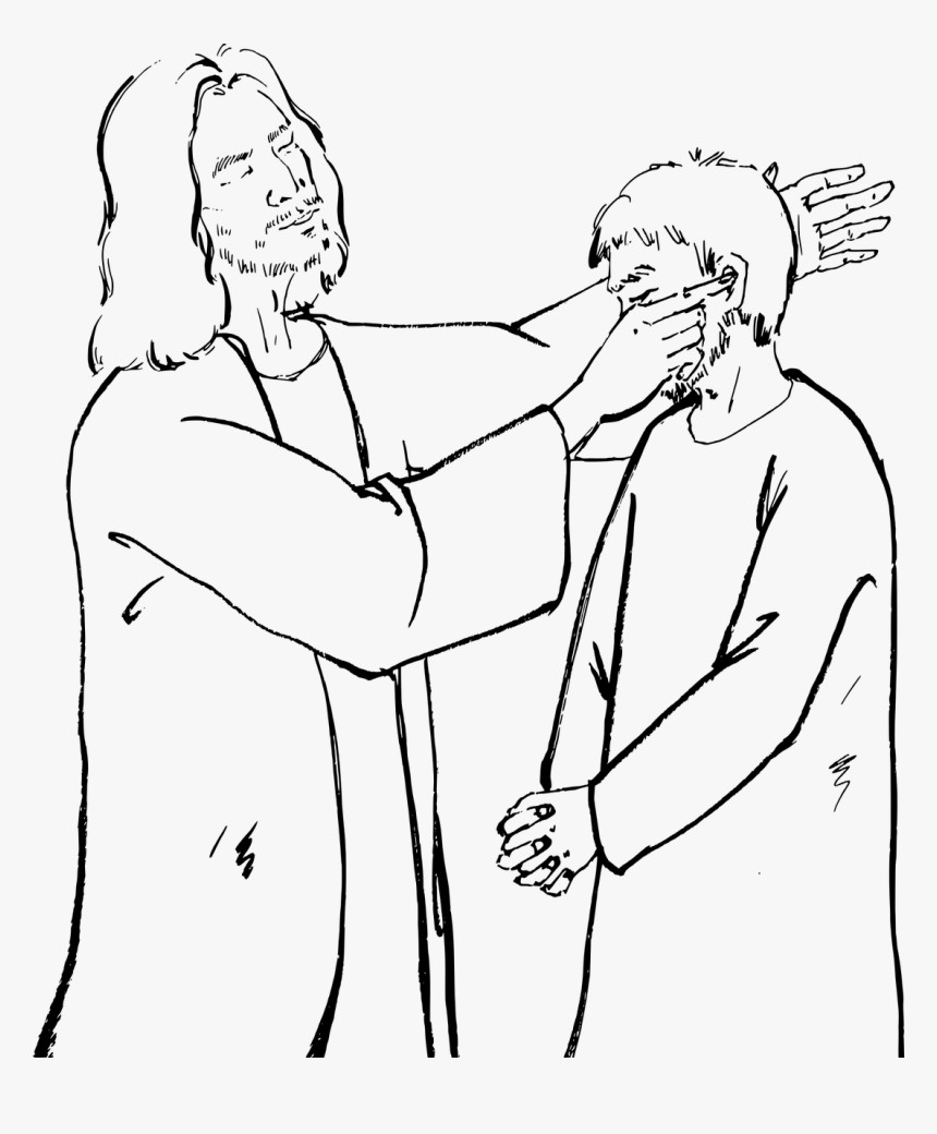 Jesus Mark Bible Free Photo - Jesus Heals A Servant's Ear Coloring Pages, HD Png Download, Free Download