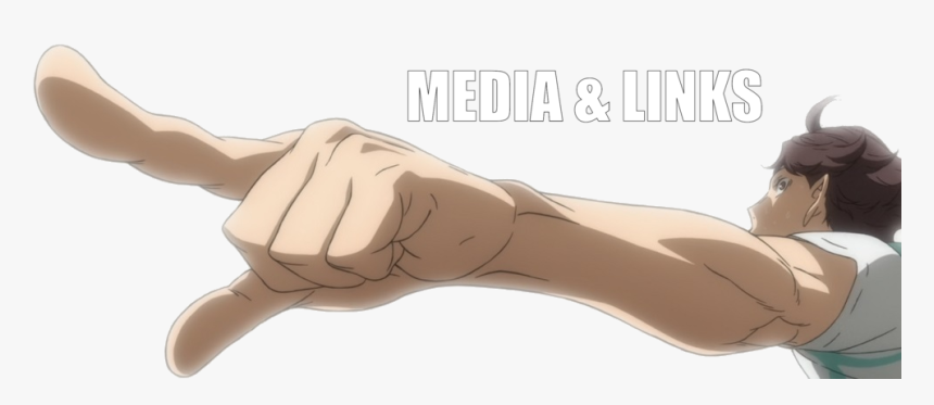 Oikawa Pointing At Iwaizumi, HD Png Download, Free Download