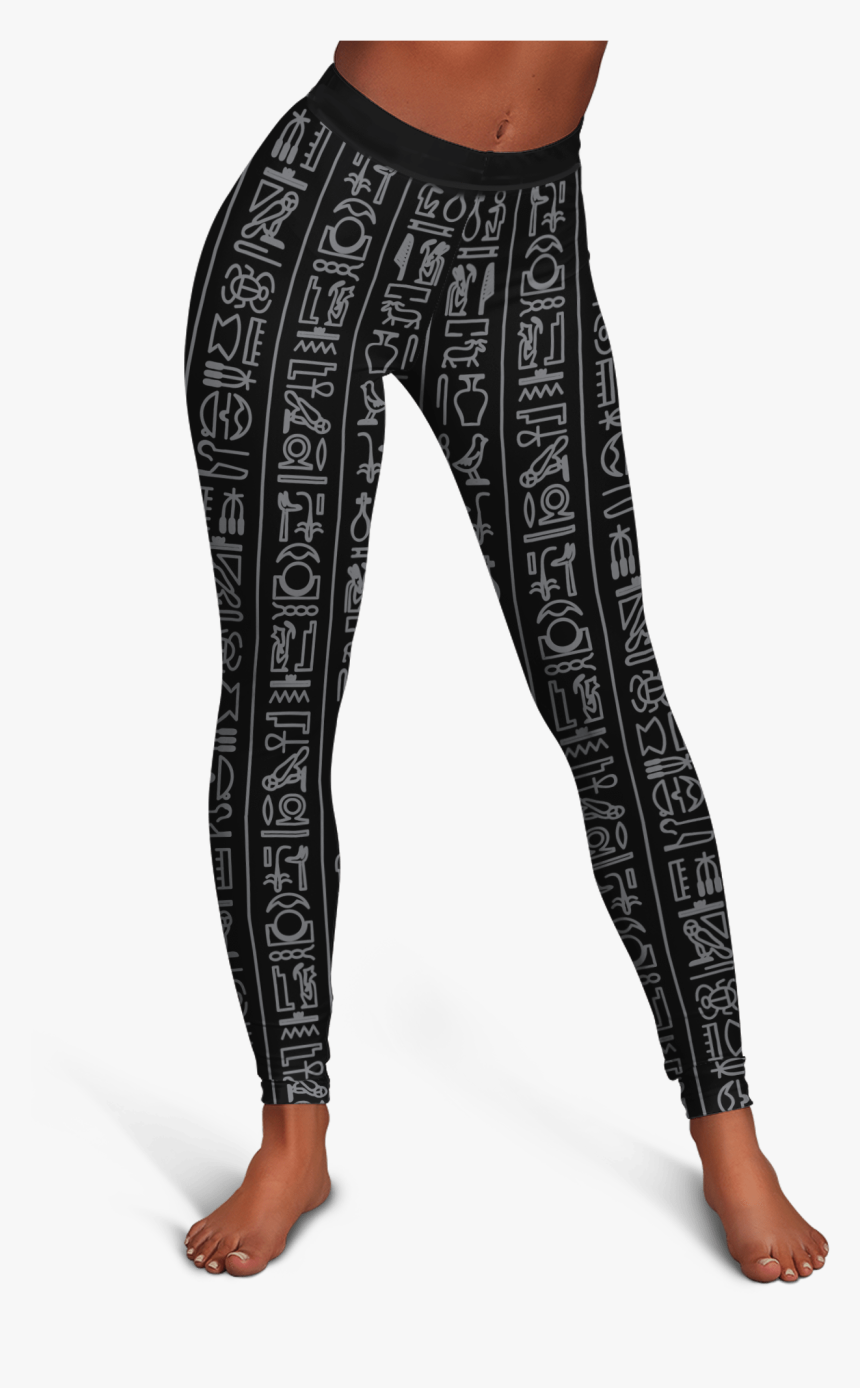 Egyptian Hieroglyphics Leggings 1"
 Class= - Leggings, HD Png Download, Free Download