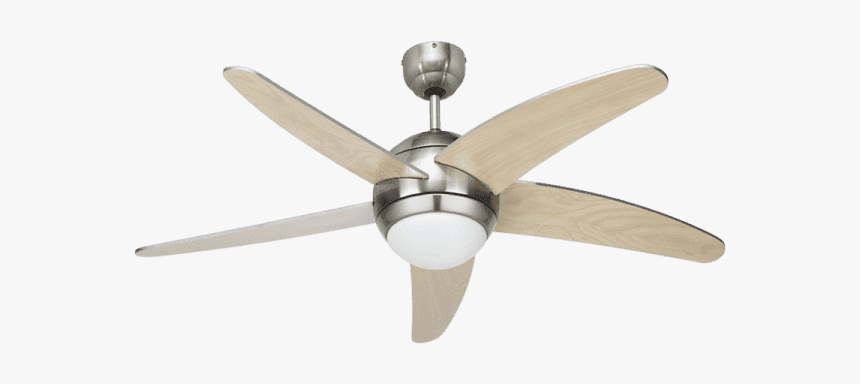 5 Blade 52″ 3 Speed Reversible Motor Fcf007 Satin Ceiling, HD Png Download, Free Download