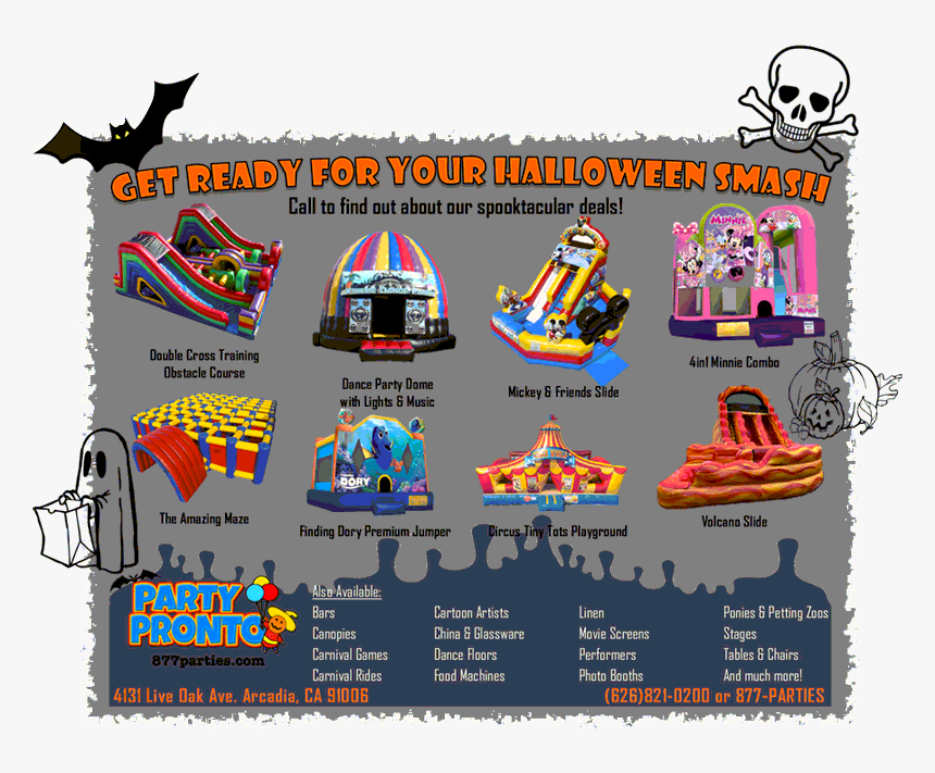 Party Pronto"s Spooktacular Deals For Halloween, HD Png Download, Free Download