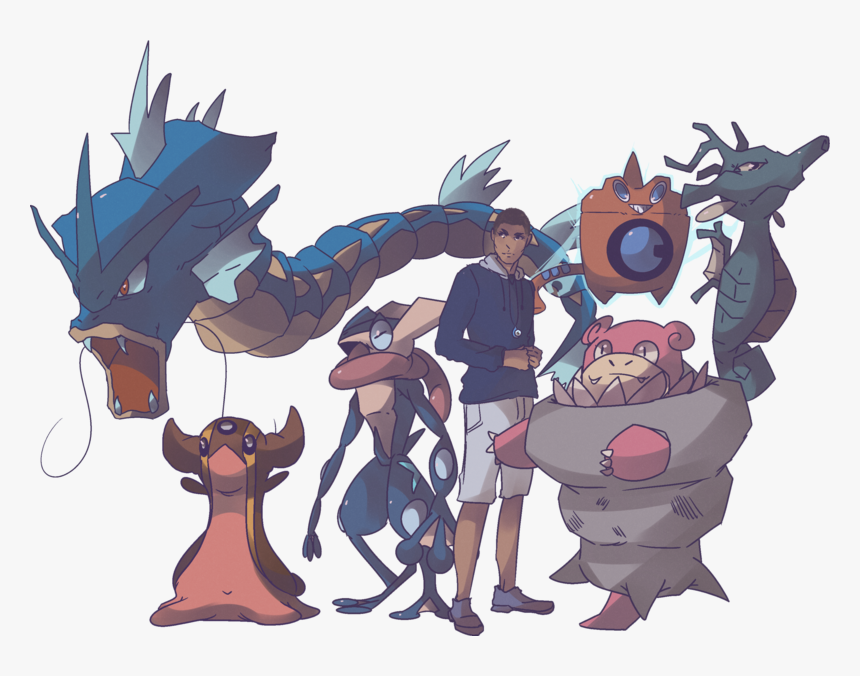 Water Pokemon Teams Anime, HD Png Download, Free Download