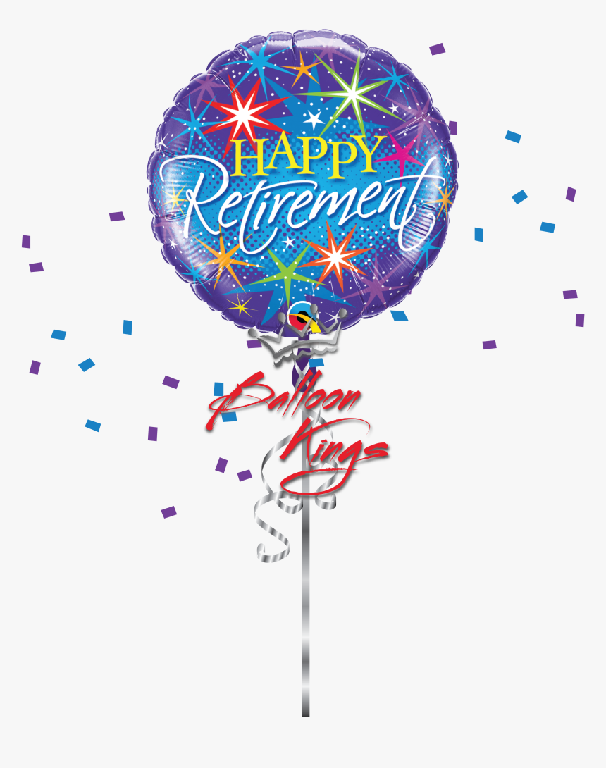 Retirement Colorful Bursts, HD Png Download - kindpng