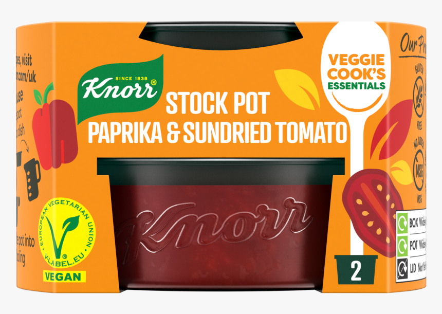 Paprika & Sundired Tomato Stock Pot - Knorr, HD Png Download, Free Download