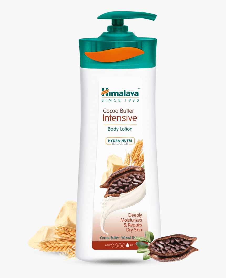Cocoa Butter Intensive Body Lotion 400ml - Himalaya Cocoa Butter Body Lotion, HD Png Download, Free Download