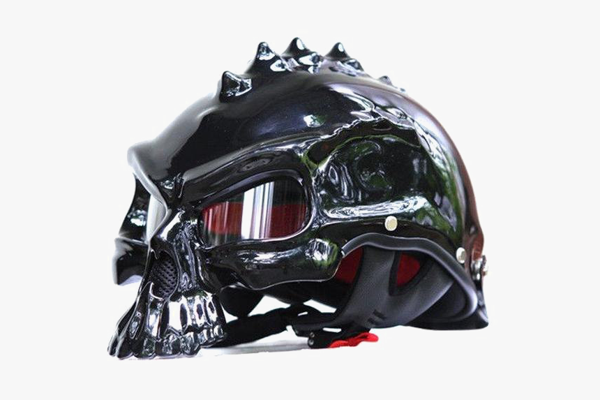 Motorcycle Helmet Download Png Image - Motorbike Skull, Transparent Png, Free Download