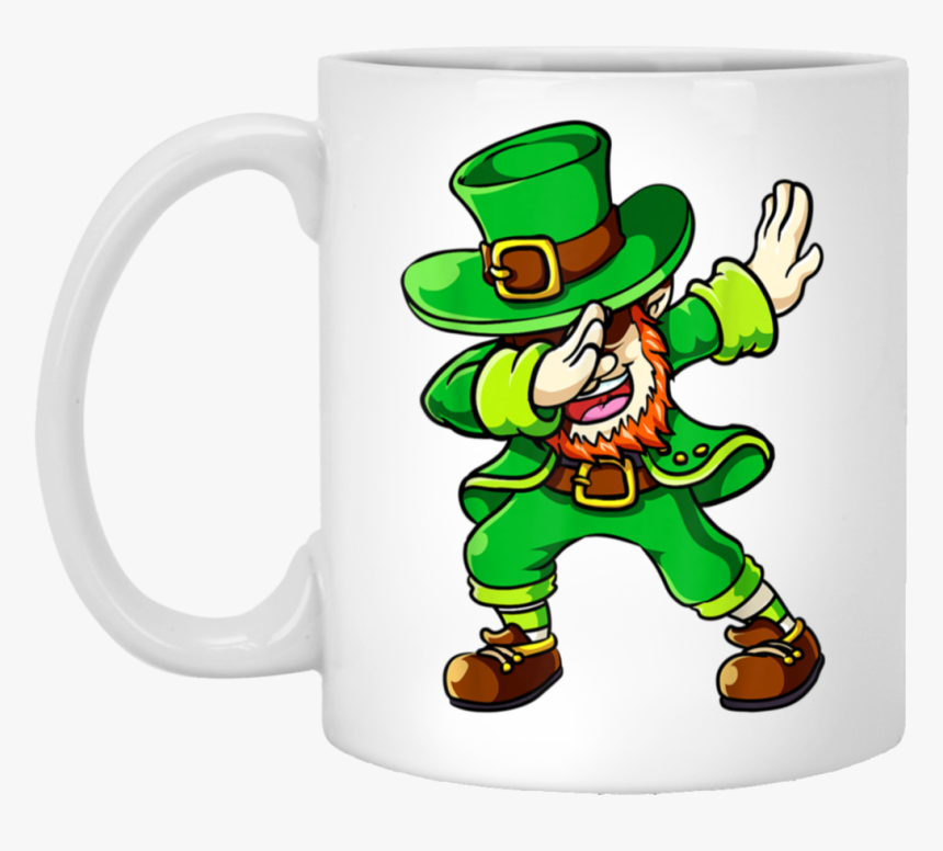 St Patricks Day Dabbing Leprechaun Irish Boys Kids - Mug, HD Png Download, Free Download