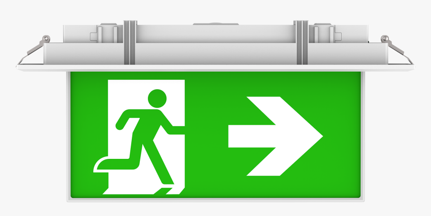 Epa-ex2 Led Exit Sign - Exit Sign, HD Png Download, Free Download