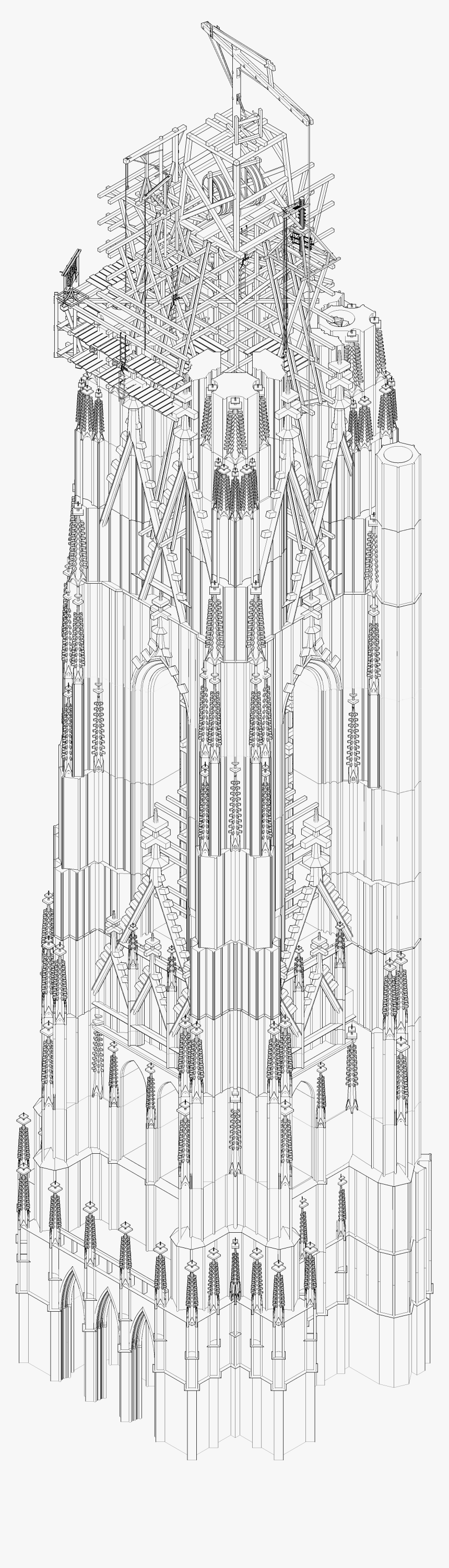 3d Image Of The Third Phase - Sketch, HD Png Download, Free Download