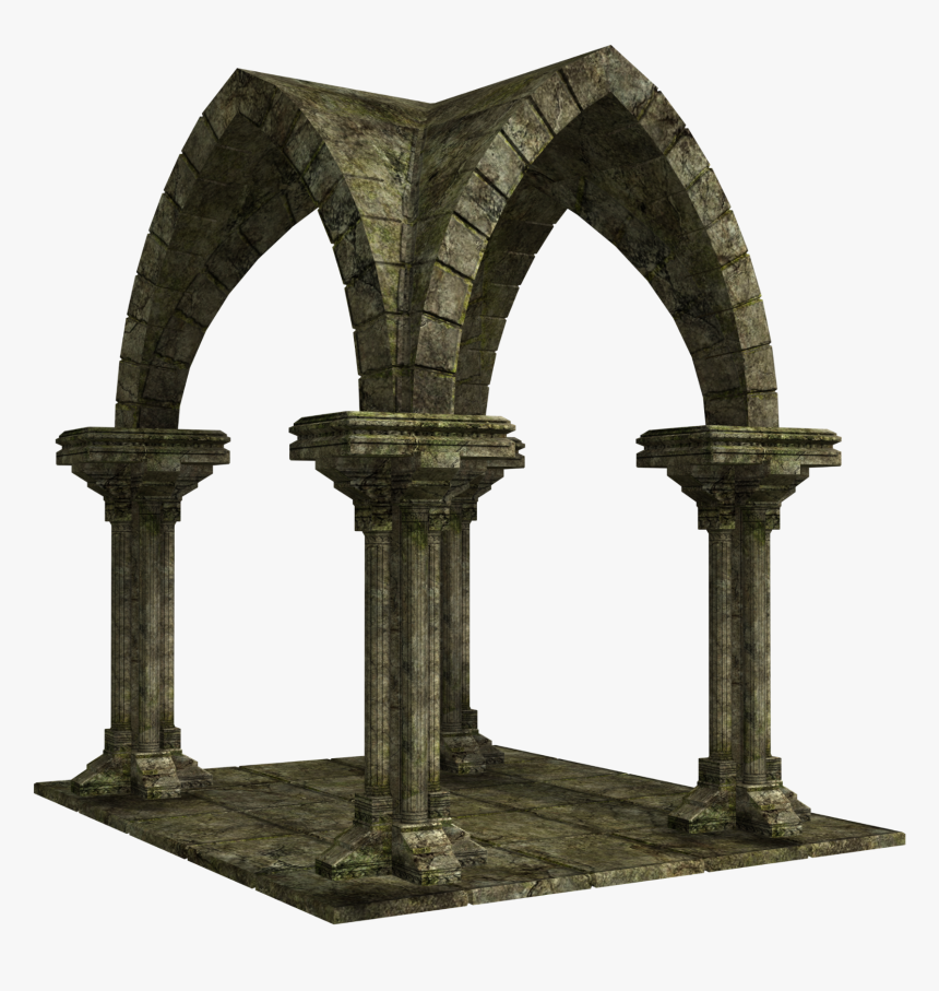 #arch #gothic #architecture #arched #dark #darkart - Triumphal Arch, HD Png Download, Free Download