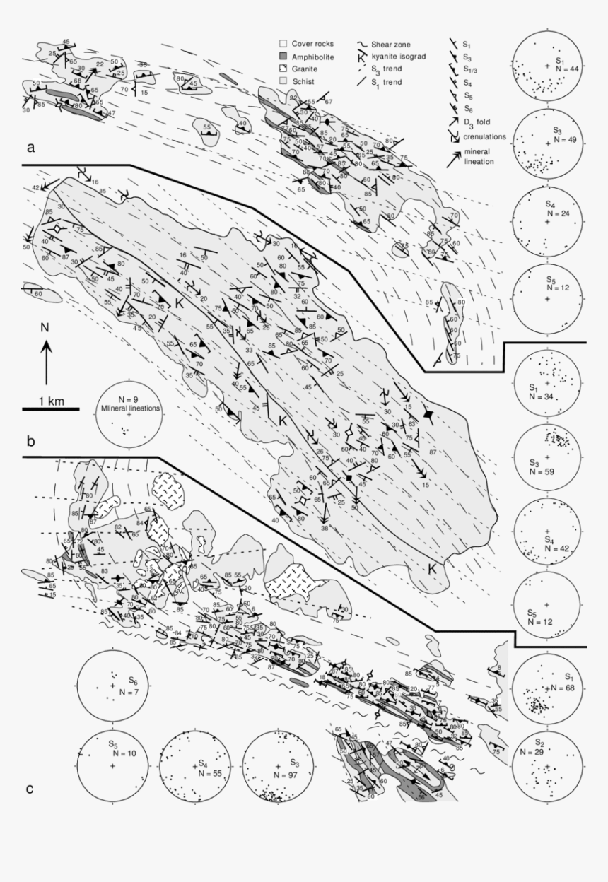 Geological Maps Of The Napier, Hawkstone Creek, And - Drawing, HD Png Download, Free Download