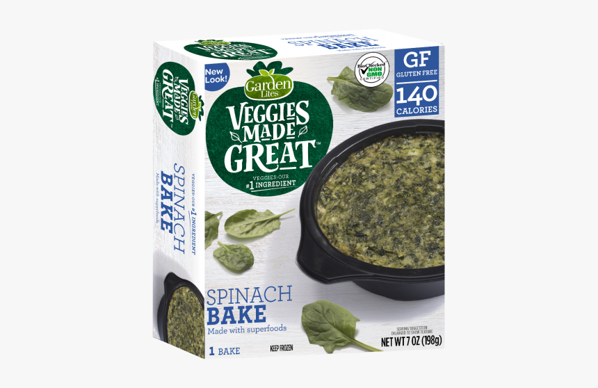 Garden Lites Spinach Souffle, 7 Ounce 12 Per Case - Spinach Egg White Frittata Costco, HD Png Download, Free Download