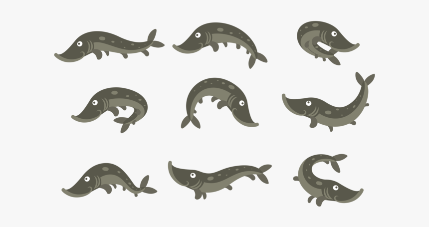 Pike Cartoon Vector - Animal Figure, HD Png Download, Free Download