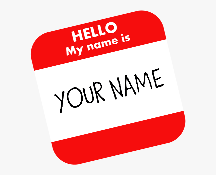 Custom Red Name Tag Bib, HD Png Download, Free Download