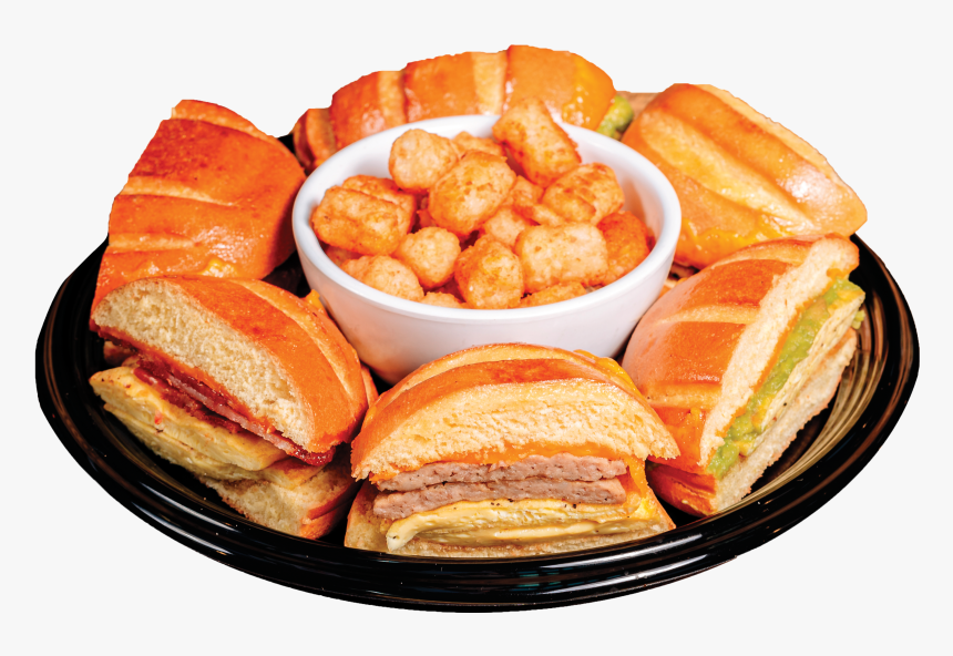 Breakfast Sandiwch Platter - Fast Food, HD Png Download, Free Download