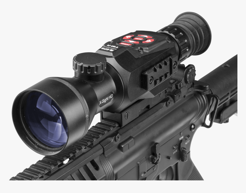 Atn X Sight Ii Hd 5 20x Night Vision Rifle Scope & - Atn X Sight Ii Hd 5 20x, HD Png Download, Free Download