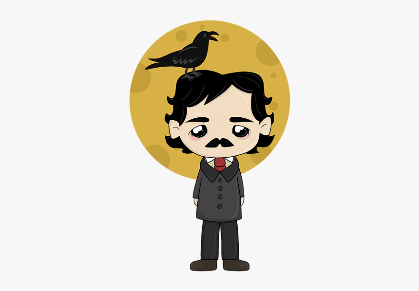 Cute Edgar Allan Poe, HD Png Download, Free Download