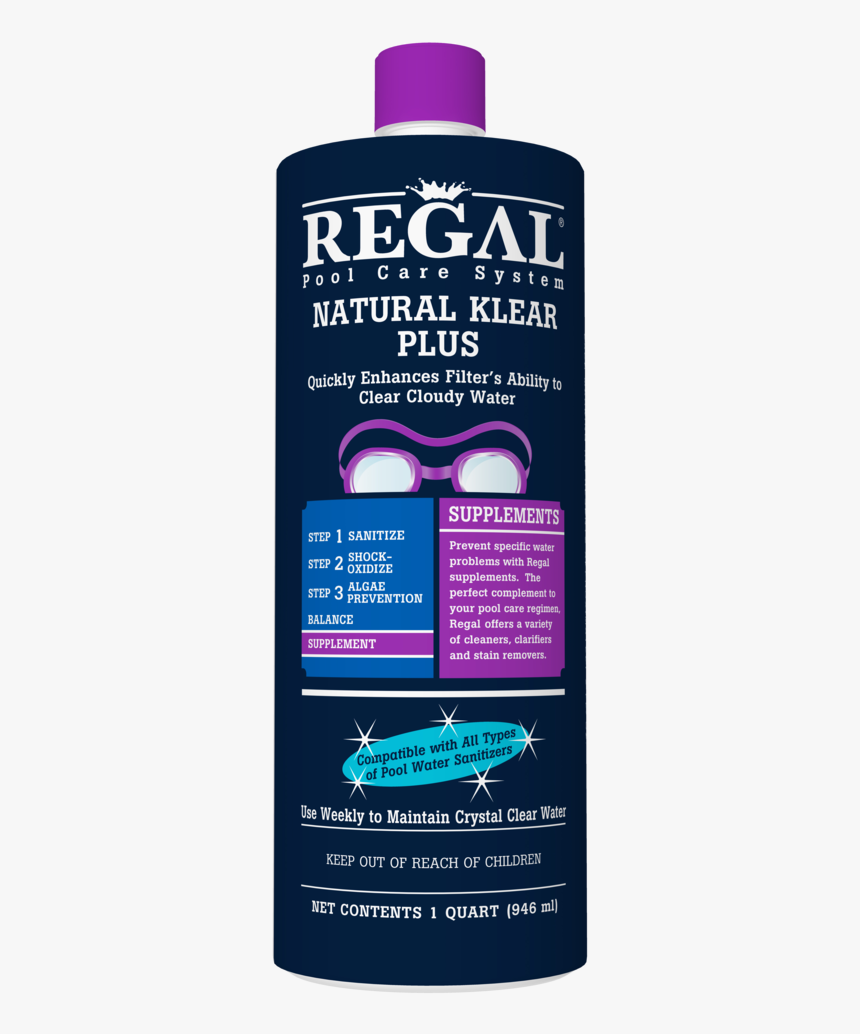 Rgl 50 2760 Natural Klear Plus 32oz Btl 3d, HD Png Download, Free Download