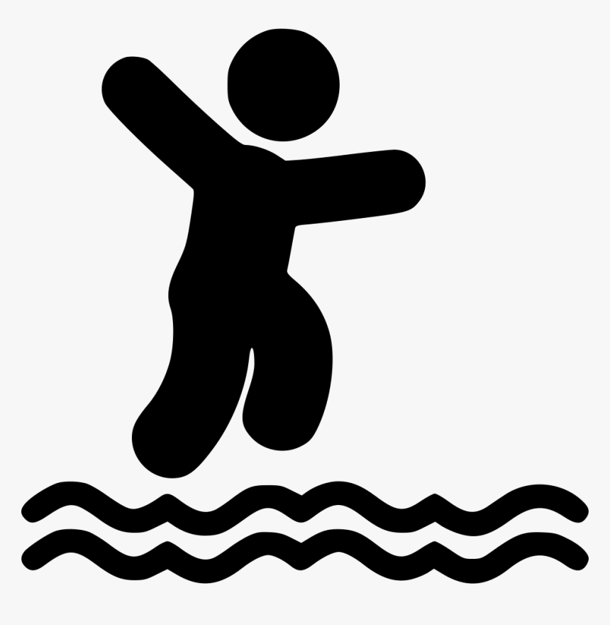 Jumping In Water - Water, HD Png Download, Free Download