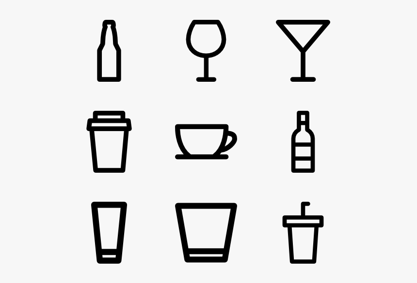 Banner Transparent Download Icon Packs Svg - Bottle Icon Vector, HD Png Download, Free Download