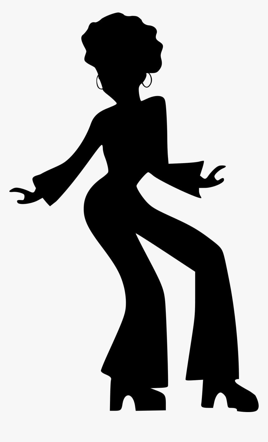 Disco Dancing Silhouette, HD Png Download, Free Download