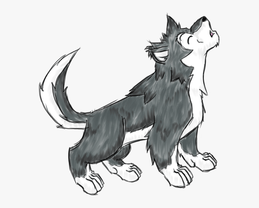 Transparent Gray Wolf Png - Cartoon, Png Download, Free Download