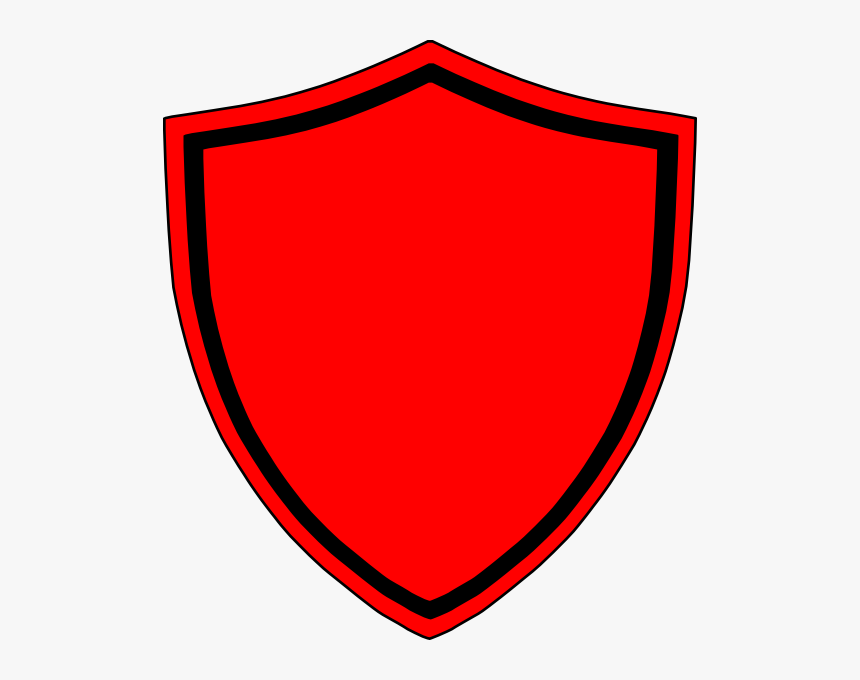 Clipart Shield Red Black Red And Black Shield Logo Hd Png Download Kindpng