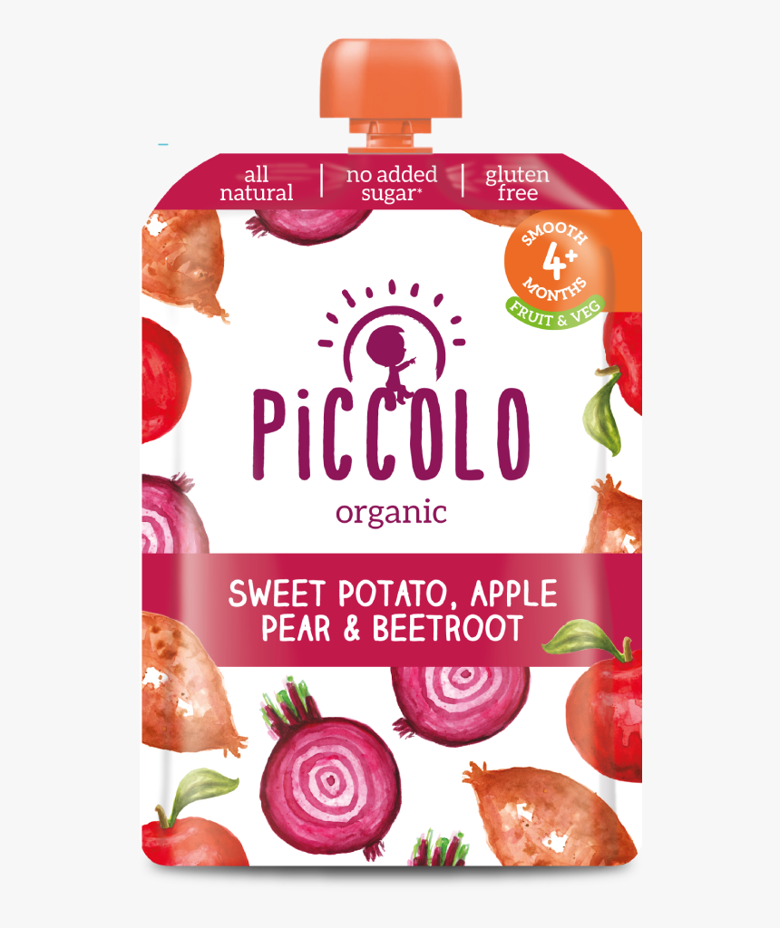 Piccolo Organic Smooth Blushing Berries Pear And Banana, HD Png Download, Free Download