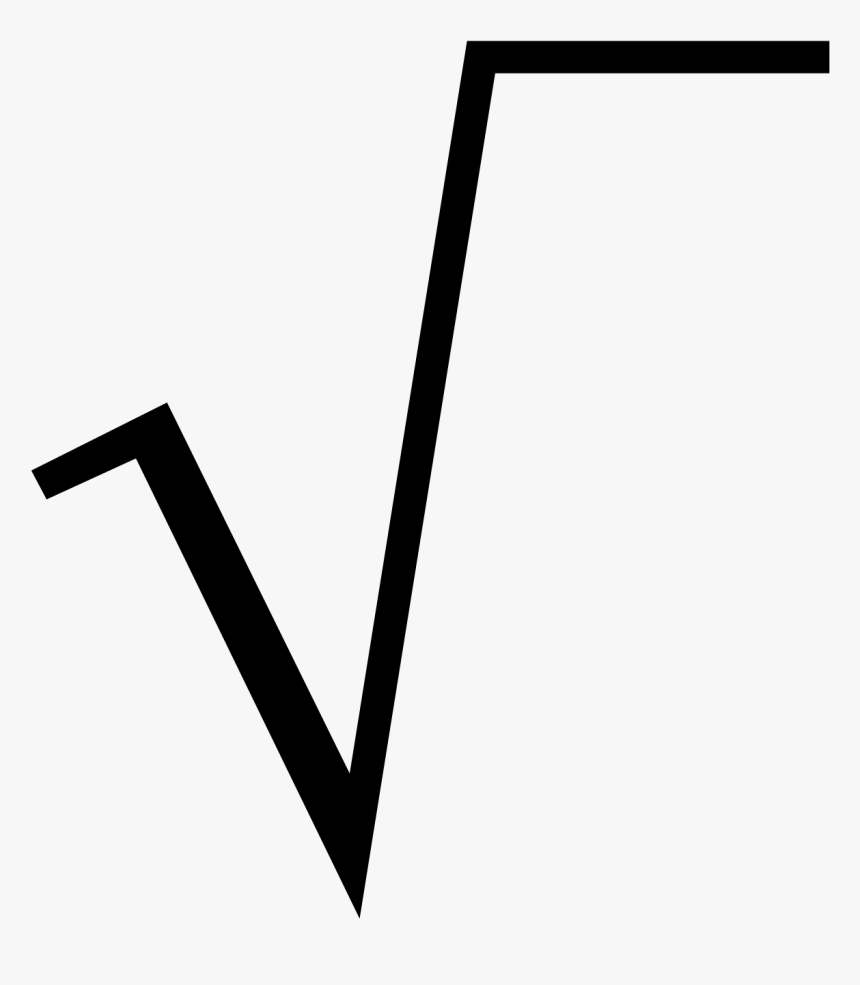 Square Root Symbol Png Transparent Png Kindpng