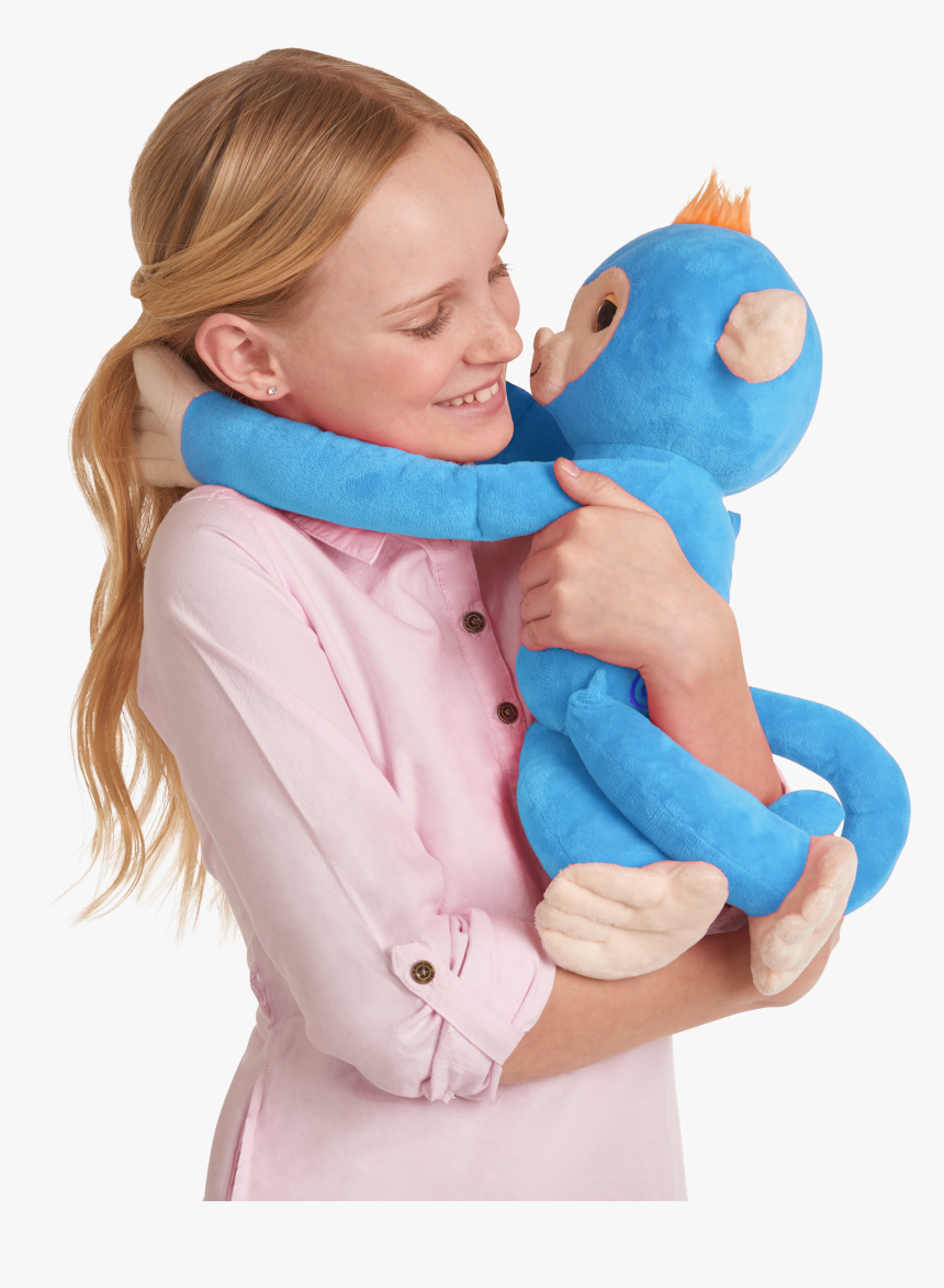 Mother Hugging A Child In Cold Weather Png - Fingerlings Hugs Interactive Plush, Transparent Png, Free Download