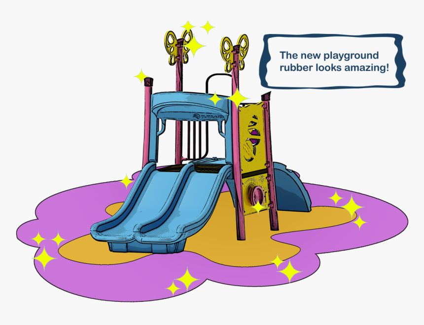 Playground Rubber That Lasts For The Life Of The Playground - Cartoon, HD Png Download, Free Download