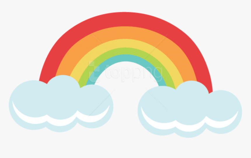 Free Png Download Rainbow Png Png Images Background - Rainbow Png Cute, Transparent Png, Free Download