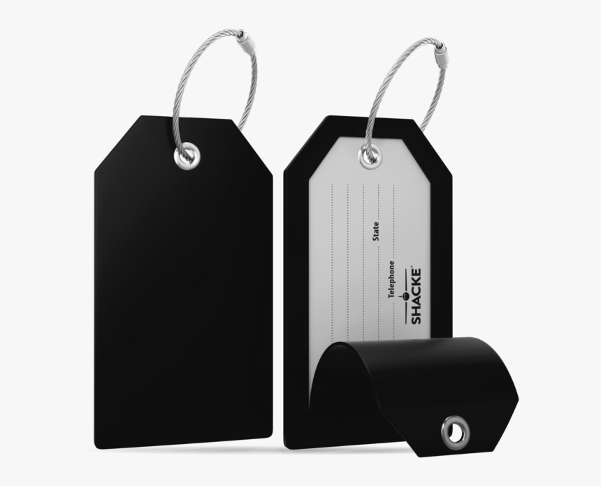 Picture 1 Of - Black Metal Luggage Tag, HD Png Download, Free Download