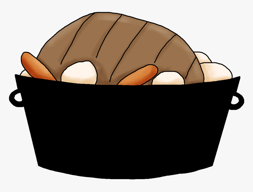 Harvest Roast Beef Dinner Clipart - Pot Roast Clip Art, HD Png Download, Free Download