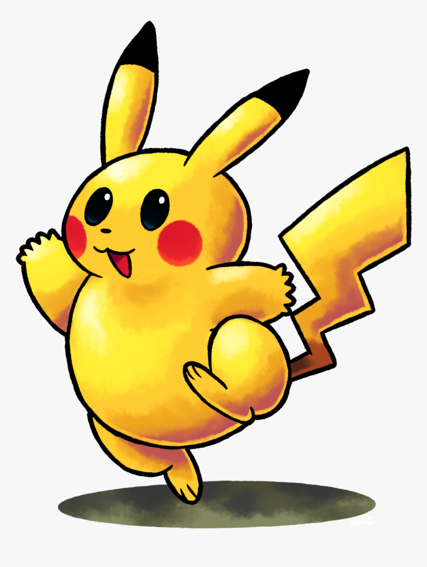 Pikachu Clipart Cute Rainbow - Smash Bros Mario & Luigi Style, HD Png Download, Free Download