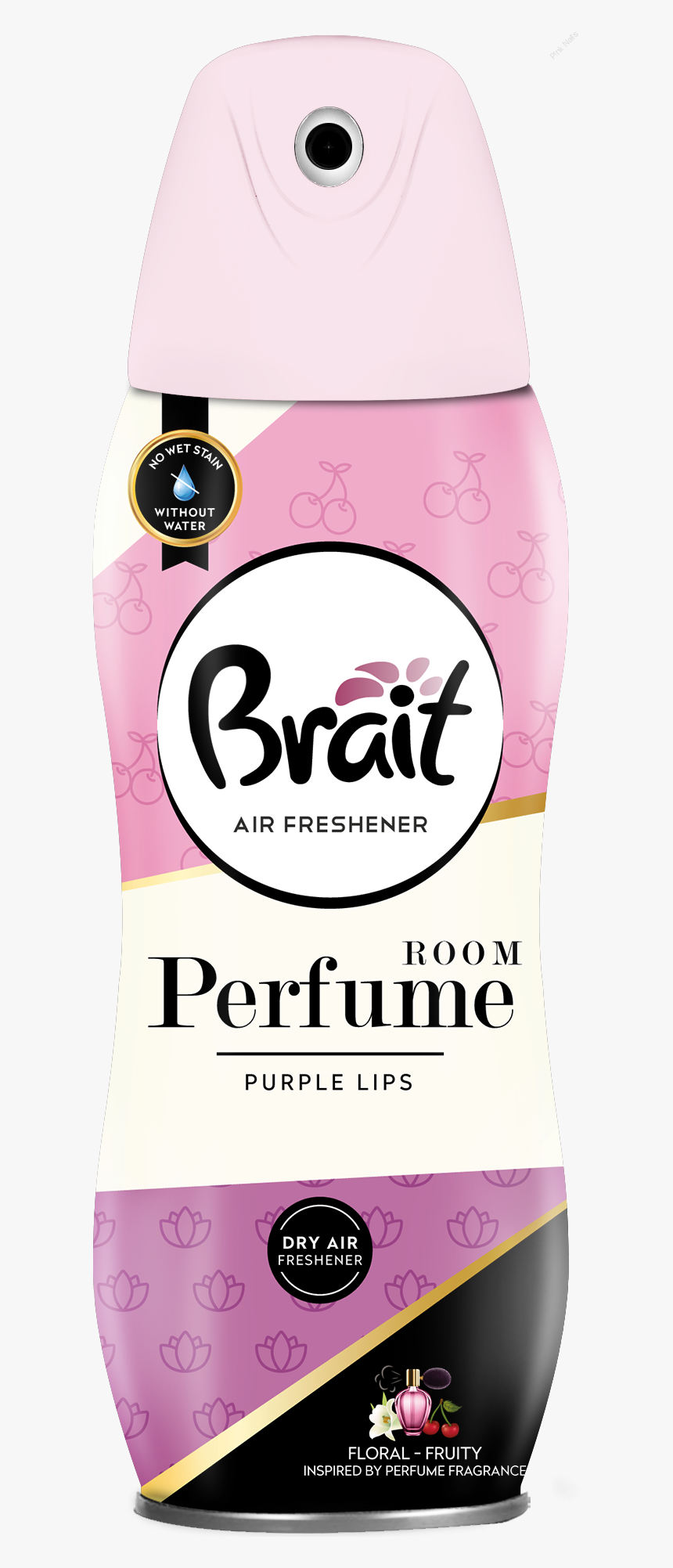 Osvěžovač Vzduchu Brait Perfume Purple Lips 300ml - Graphic Design, HD Png Download, Free Download