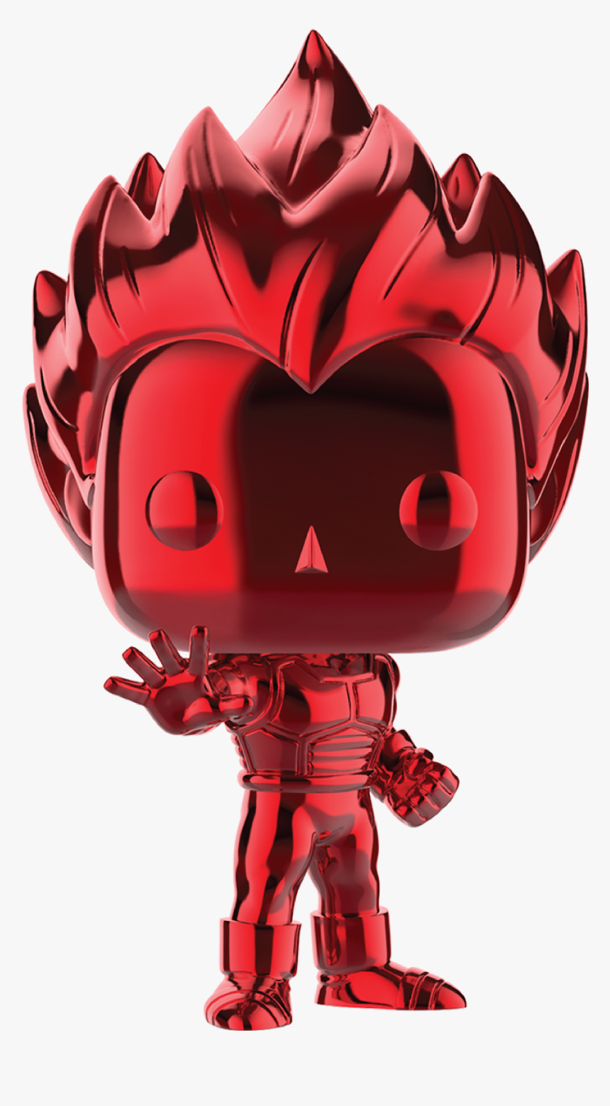 Red Chrome Vegeta Funko Pop, HD Png Download, Free Download