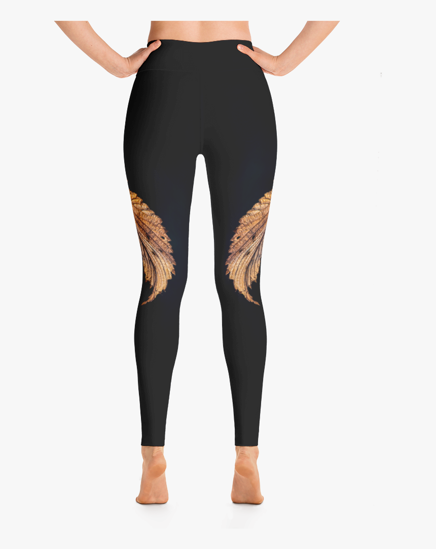 Falling Leaf Active Leggings - Leggings, HD Png Download, Free Download