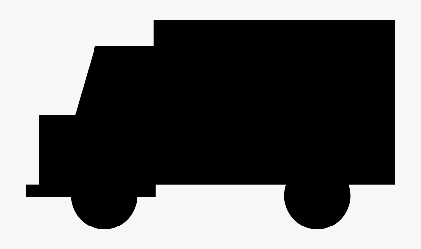 Truck Street Signs Clipart , Png Download - Silhouette, Transparent Png, Free Download