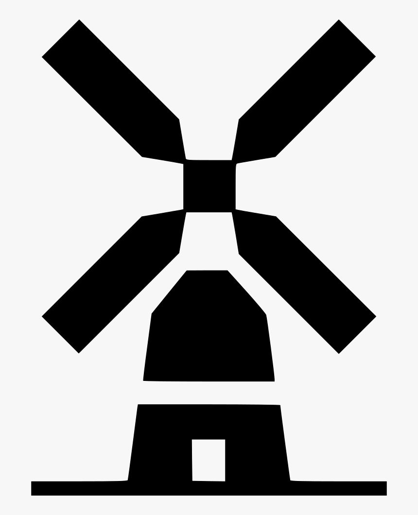 Windmill Wind Turbine Mill - Windmill Silhouette Clipart, HD Png Download, Free Download