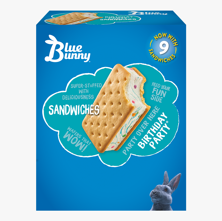 Birthday Party® Sandwiches - Blue Bunny Ice Cream Mini Chocolate Cones, HD Png Download, Free Download