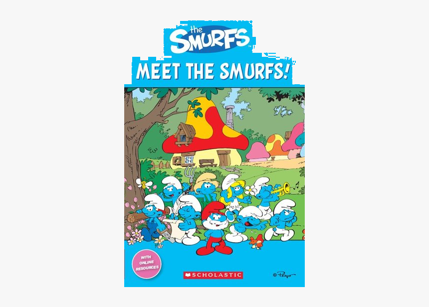 Scholastic Popcorn Smurfs, HD Png Download, Free Download