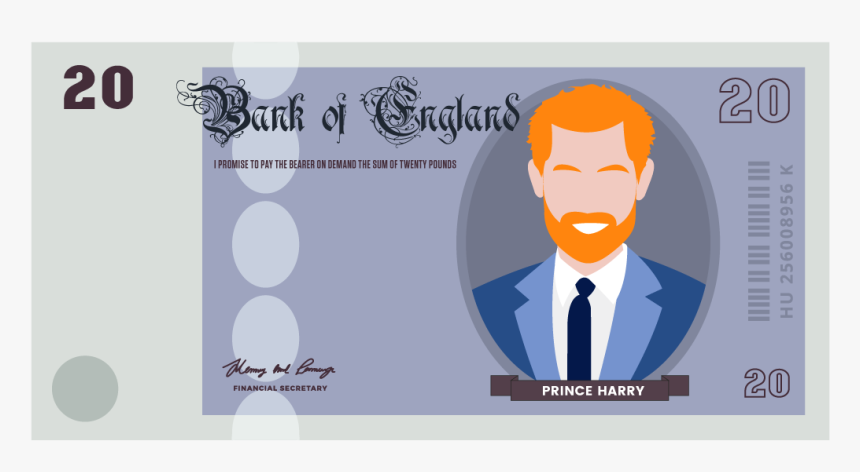 Prince Harry - Banknote, HD Png Download, Free Download